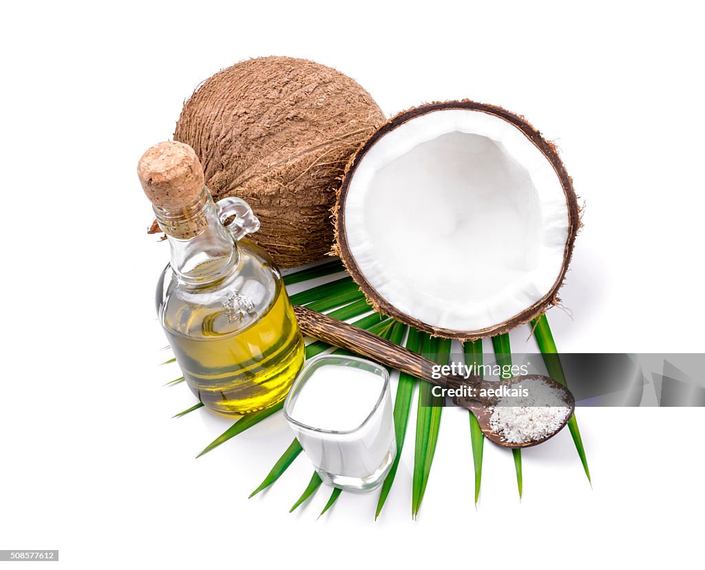 Coconut milk and coconut oil