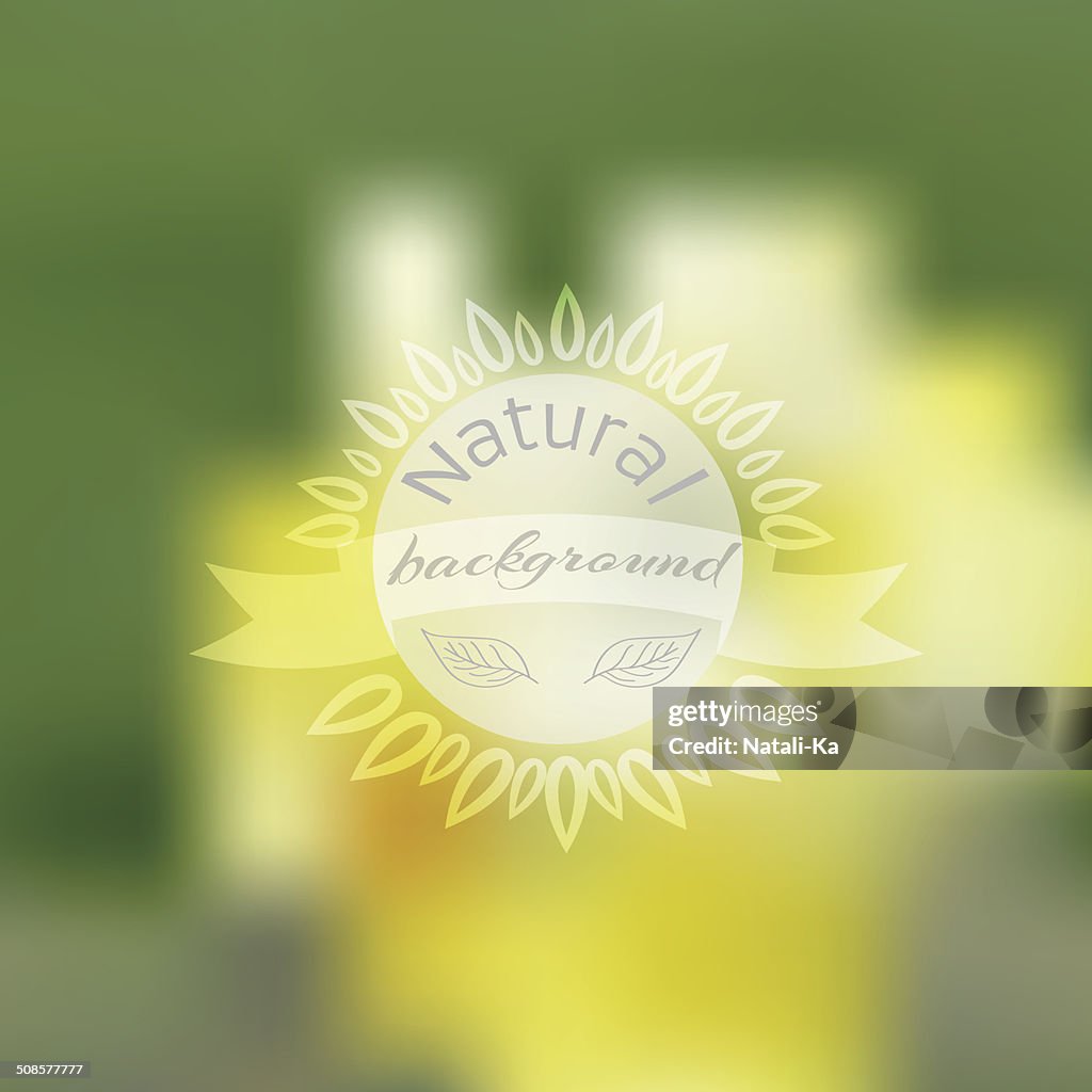 Vector unfocused summer travel background