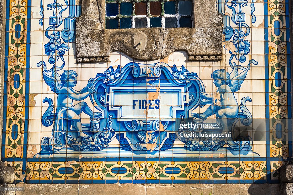 Wunderschöne Azulejos Dekoration in Porto