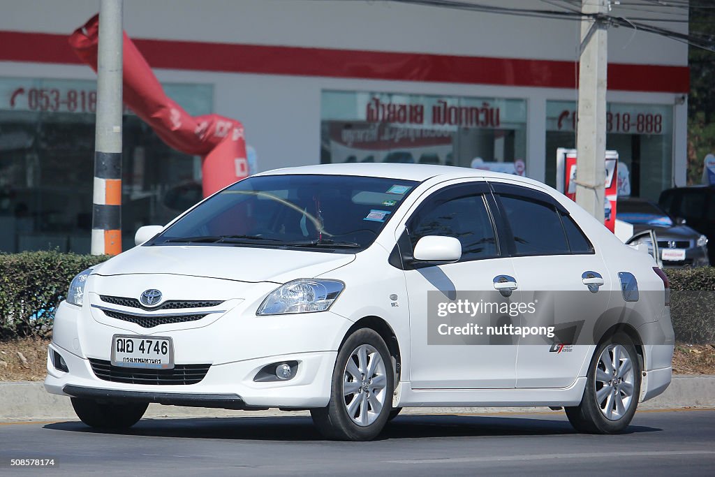 Private car, Toyota Vios.