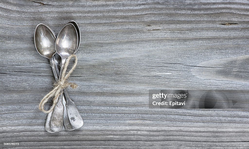 Teaspoons on the board