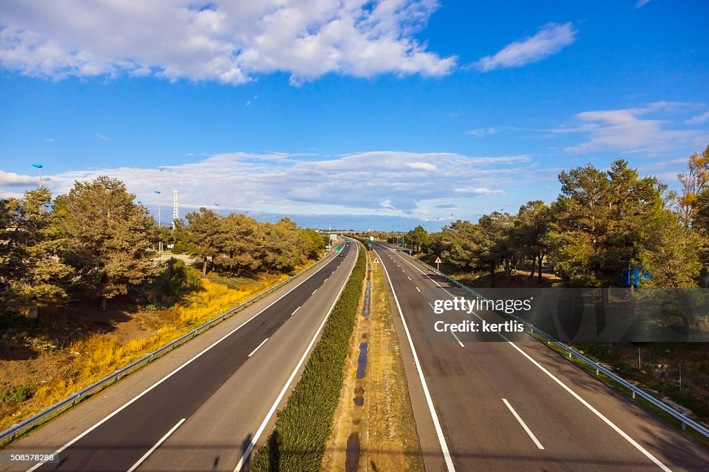 European highway (daytime)