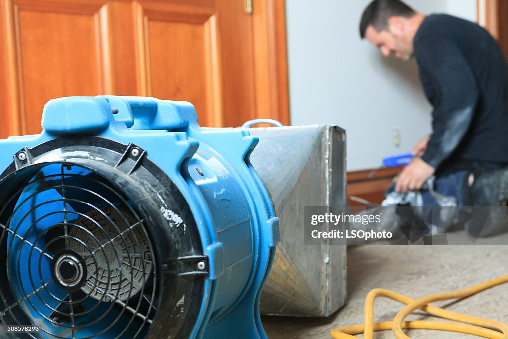 Ventilation Cleaner - On Work