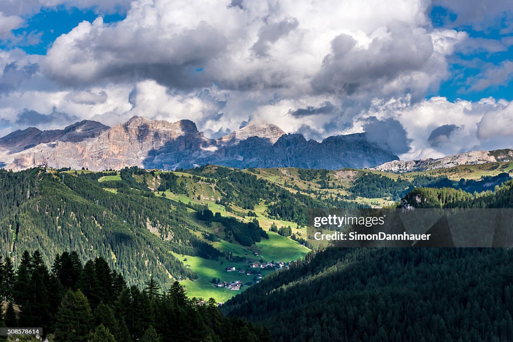 Dolomites Italy - Mountains of Passo Sella