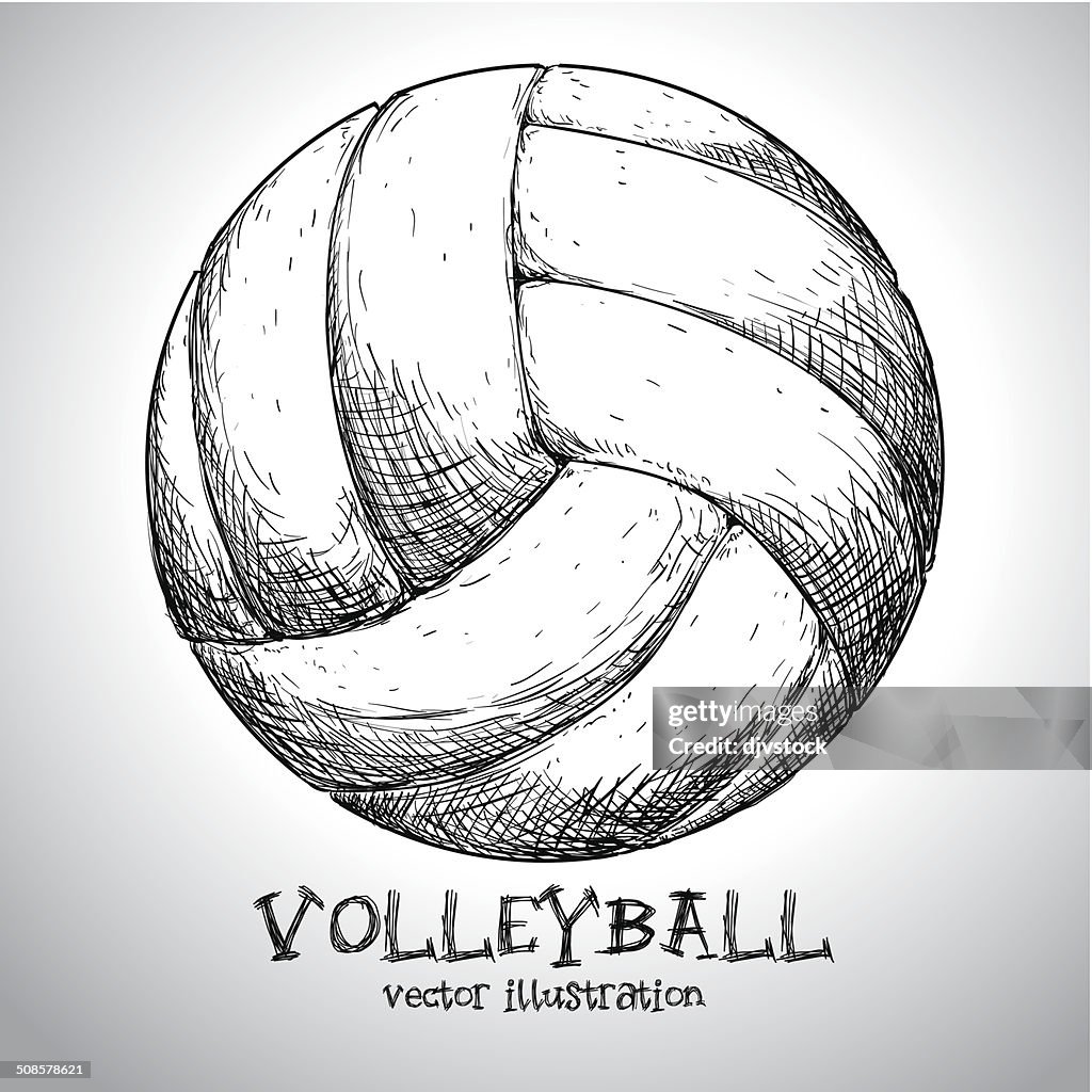 De volley-ball design