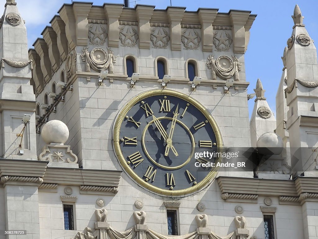 The city clock.