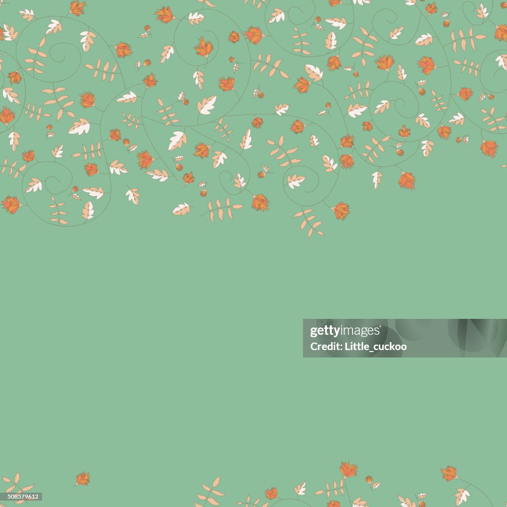 Cornflower pattern. Vector seamless texture