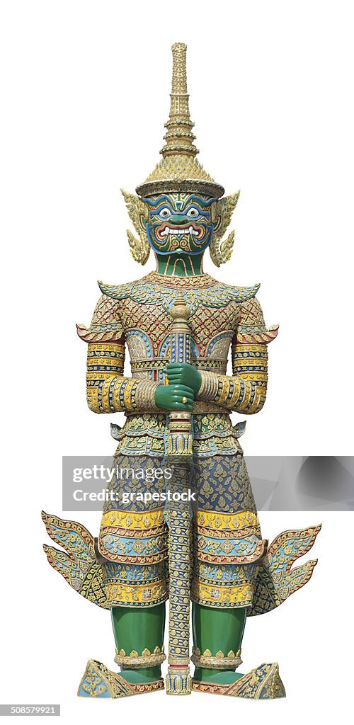 Giant guardian at Grand palace Bangkok