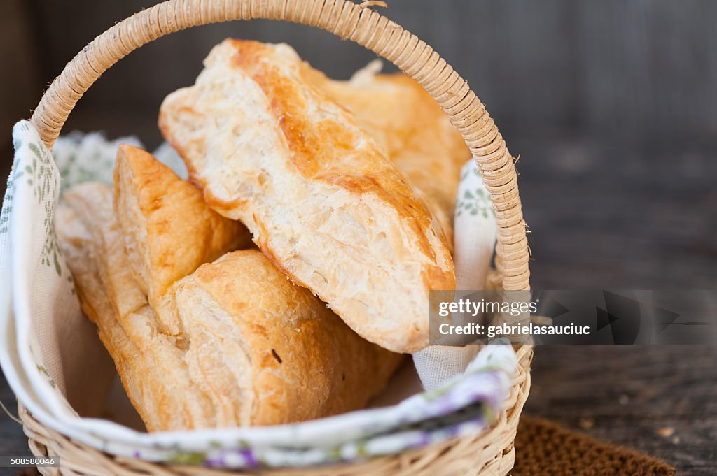 Pastry with cheese