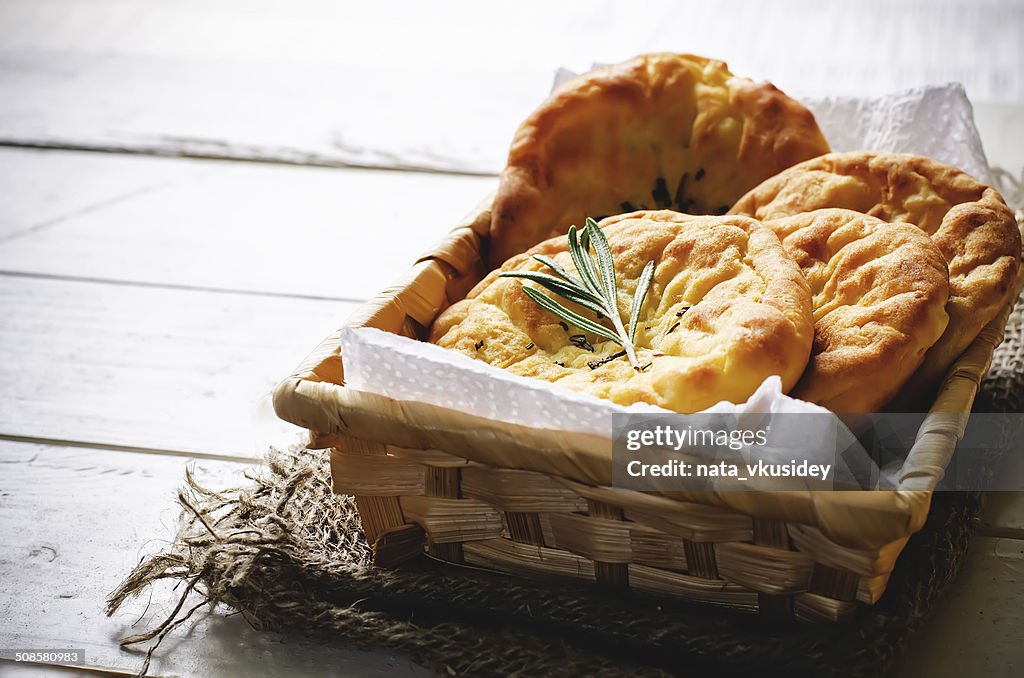 Galettes de pommes de terre au romarin