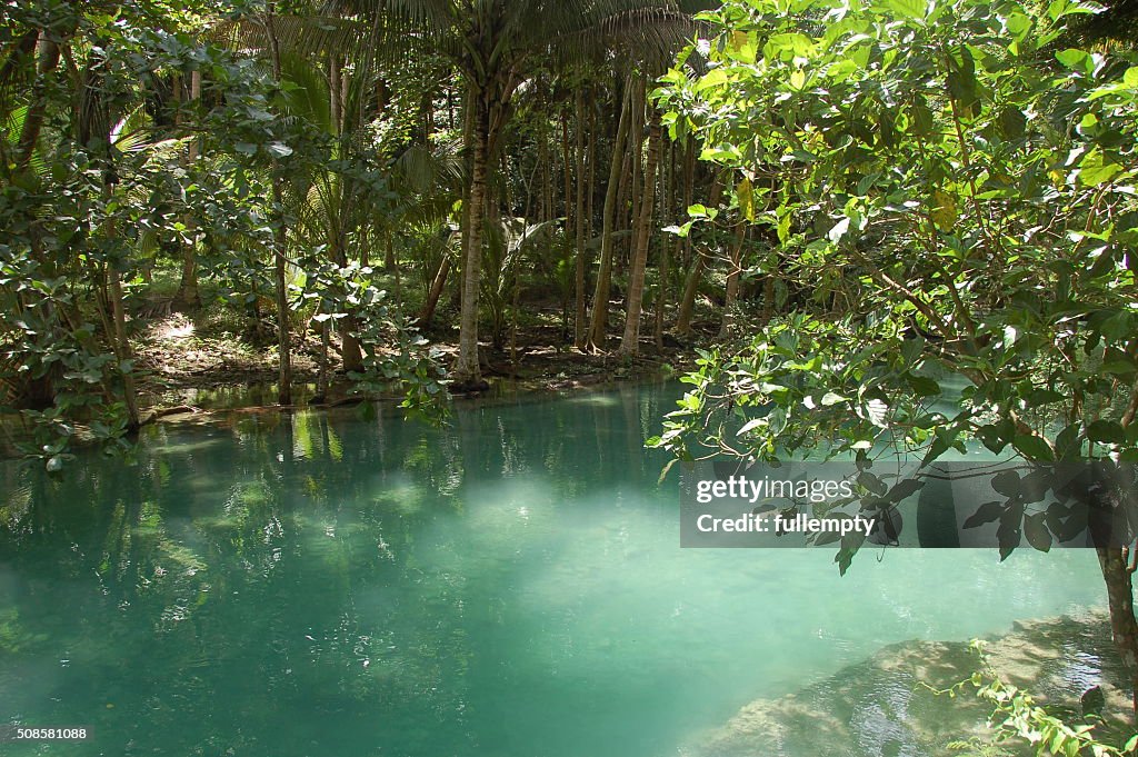 Kawasan river in Cebu, Philippines