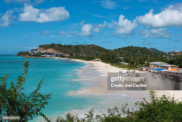 darkwood beach on antigua - antigua and barbuda stock pictures, royalty-free photos & images