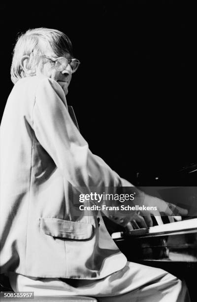 Leo Cuypers, piano, performs at the BIM Huis on 30st January 1994 in Amsterdam, Netherlands.