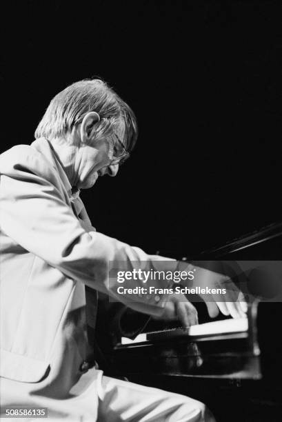 Leo Cuypers, piano, performs at the BIM Huis on 30st January 1994 in Amsterdam, Netherlands.