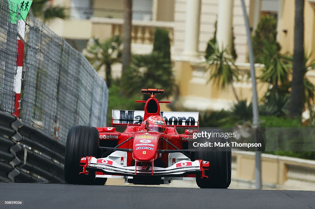Practice for Monaco F1 Grand Prix