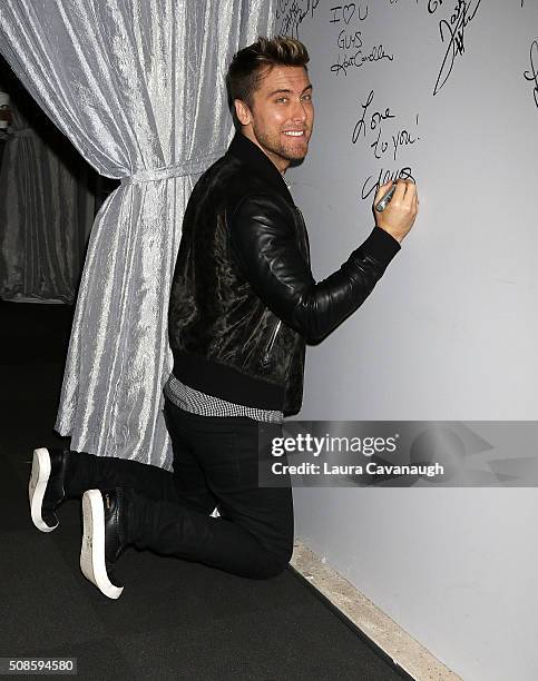 Lance Bass attends AOL Build Speaker Series - Lance Bass, "Dirty Pop With Lance Bass" at AOL Studios In New York on February 5, 2016 in New York City.