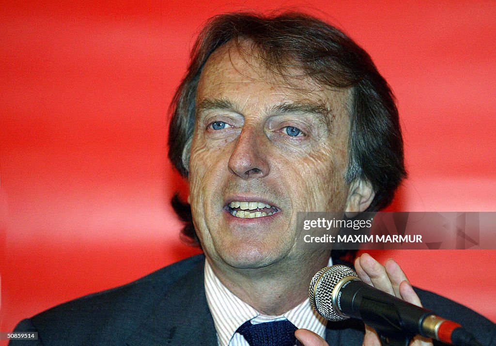 Ferrari President Luca di Montezemolo an