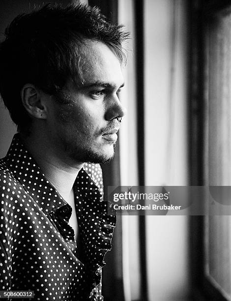 Actor Ellar Coltrane is photographed for Numero Hommes Germany on August 17, 2015 in Los Angeles, California.