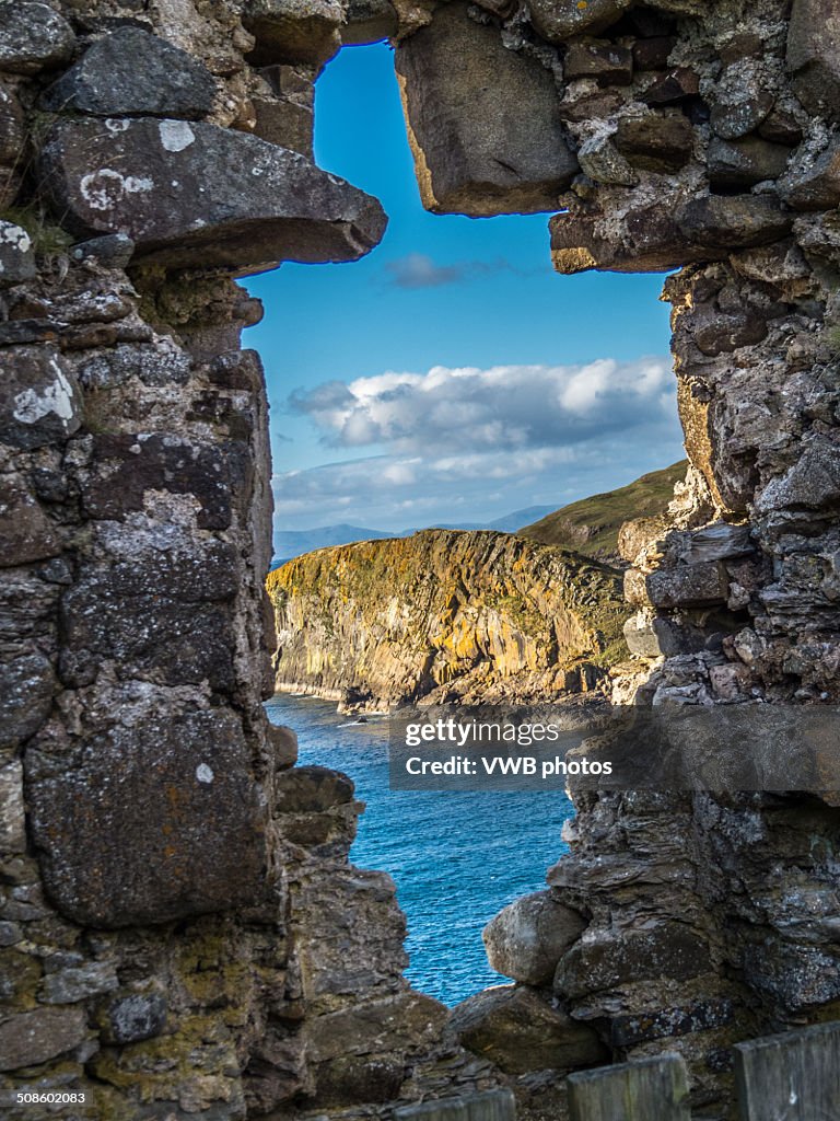 Tulm Island seen from Duntulm Castle, Isle of Skye