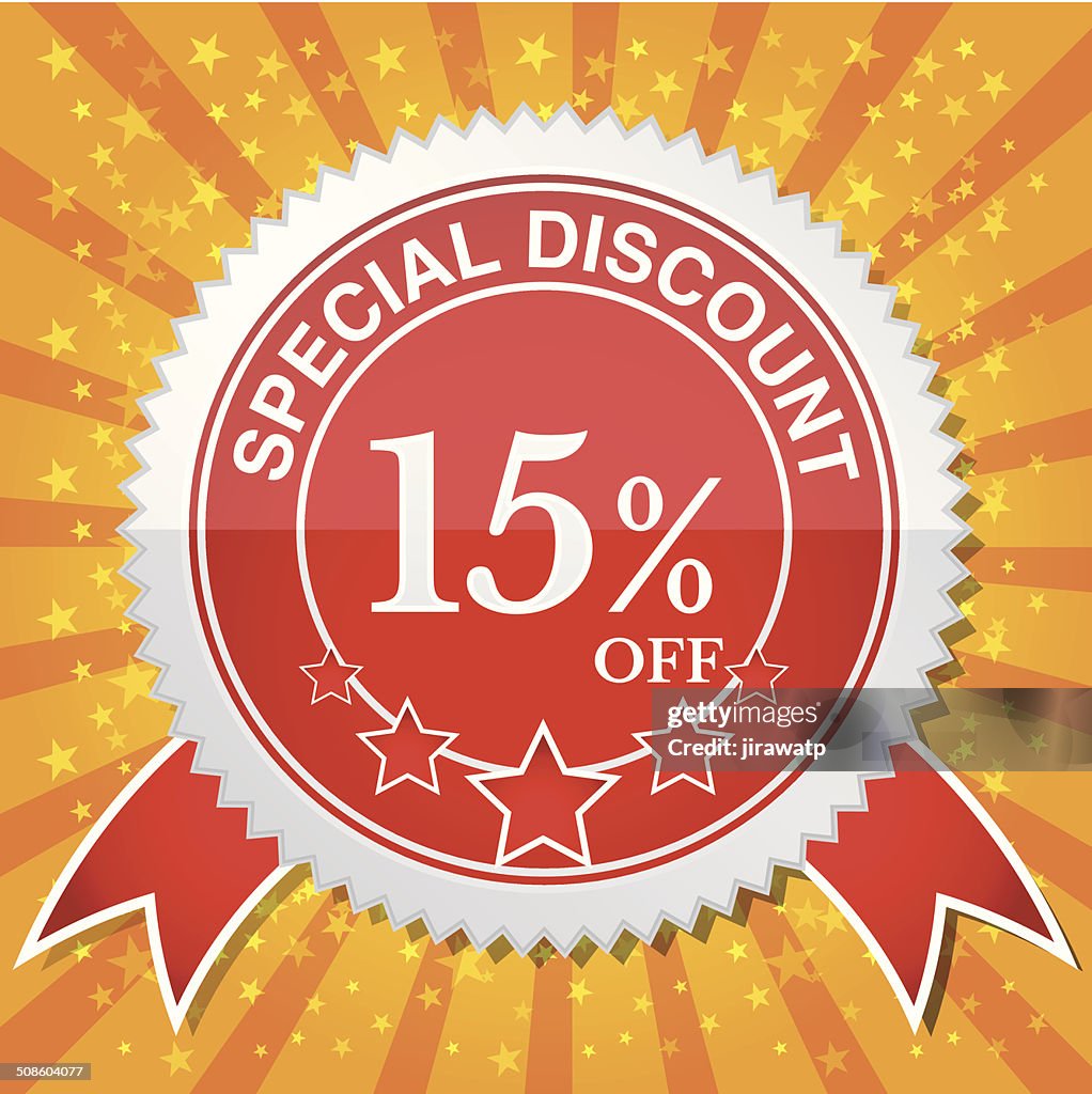Special Discount 15% Off