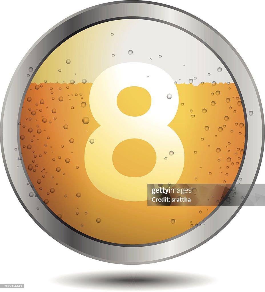Icon Beer Alphabet Font 8
