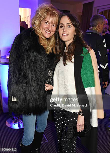 Avery Agnelli and Tania Fares attend a cast and crew screening of "This Beautiful Fantastic" at BAFTA on February 5, 2016 in London, England.