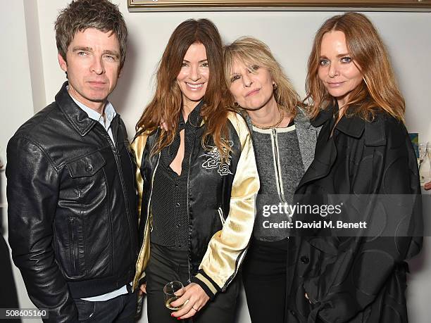 Noel Gallagehr, Sara Macdonald, Chrissie Hynde and Stella McCartney attend a cast and crew screening of "This Beautiful Fantastic" at BAFTA on...