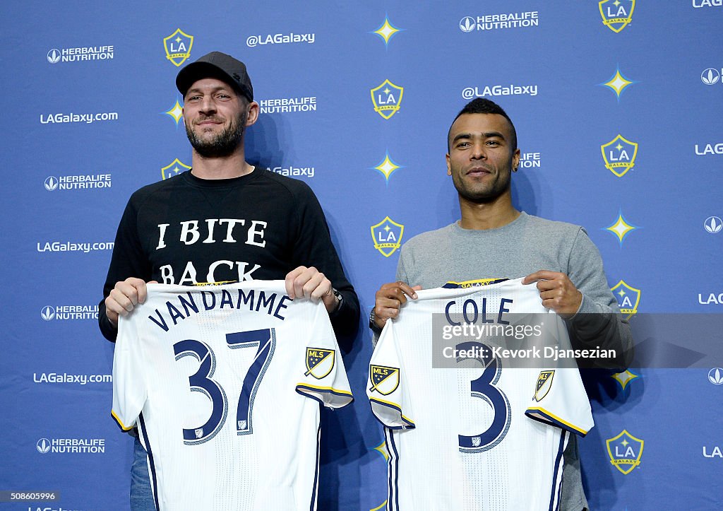 LA Galaxy to Introduce Ashley Cole and Jelle Van Damme