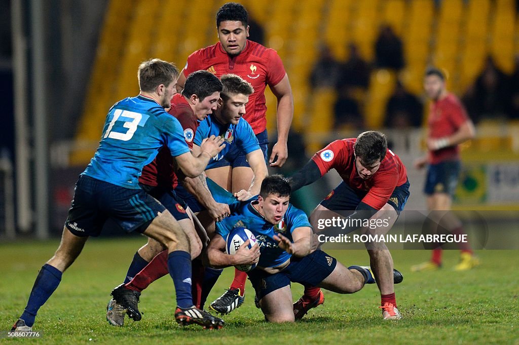 RUGBYU-U20-6NATIONS-FRA-ITA