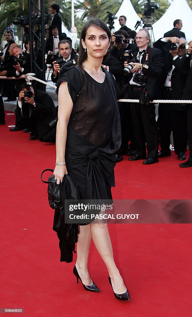 French actress Geraldine Pailhas arrives