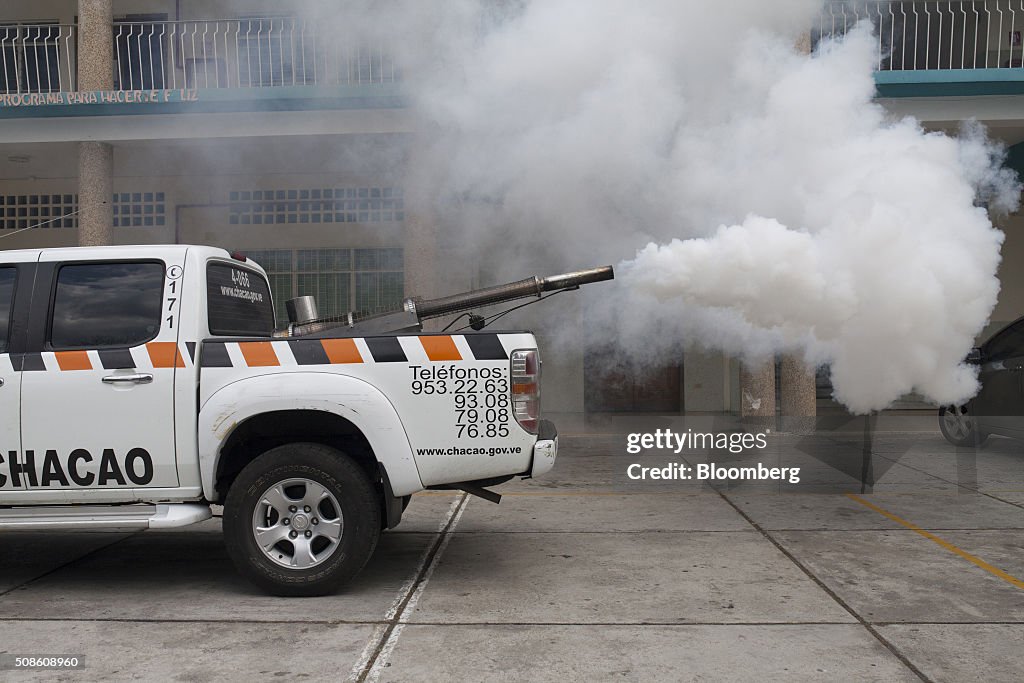 Municipal Workers Fumigate Homes As Spread Of Zika Virus Intensifies