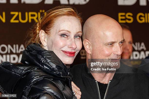 Andrea Sawatzki, Christian Berkel attends the 'Colonia Dignidad - Es gibt kein zurueck' Berlin Premiere on February 05, 2016 in Berlin, Germany.