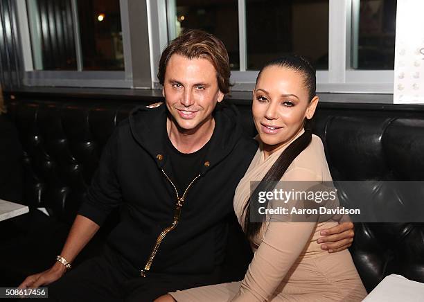 Mel B and Jonathan Cheban Meet & Greet at Sugar Factory American Brasserie on February 5, 2016 in Miami, Florida.