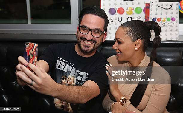 Mel B Meet & Greet at Sugar Factory American Brasserie on February 5, 2016 in Miami, Florida.