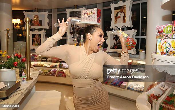 Mel B Meet & Greet at Sugar Factory American Brasserie on February 5, 2016 in Miami, Florida.