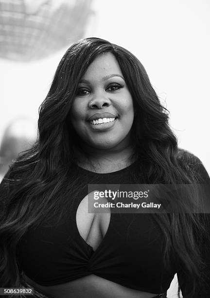 Actress Amber Riley attends the 47th NAACP Image Awards presented by TV One at Pasadena Civic Auditorium on February 5, 2016 in Pasadena, California.