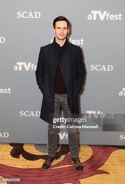 Actor Cory Michael Smith attends "Gotham" event during aTVfest 2016 presented by SCAD on February 5, 2016 in Atlanta, Georgia.