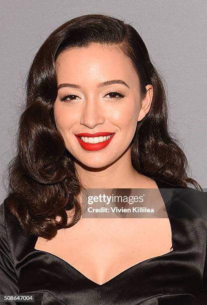 Actress Christian Serratos attends "The Walking Dead" event during aTVfest 2016 presented by SCAD on February 5, 2016 in Atlanta, Georgia.