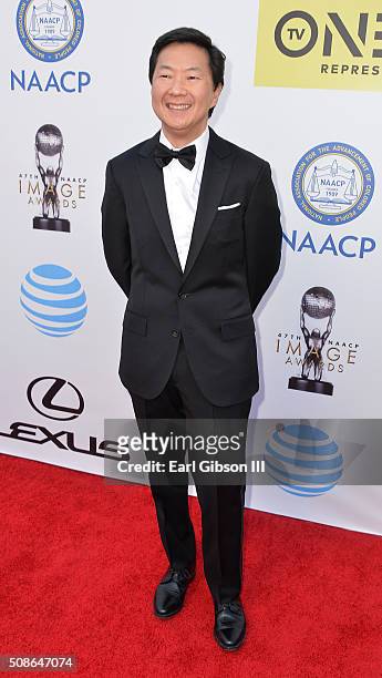 Actor Ken Jeong attends the 47th NAACP Image Awards presented by TV One at Pasadena Civic Auditorium on February 5, 2016 in Pasadena, California.