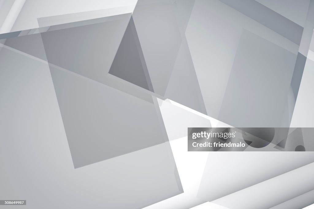 3D Abstract glass Background