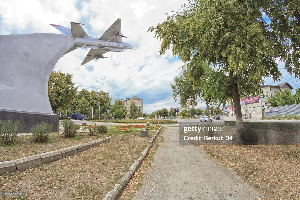 Monument to the MIG-21 in Mozdok