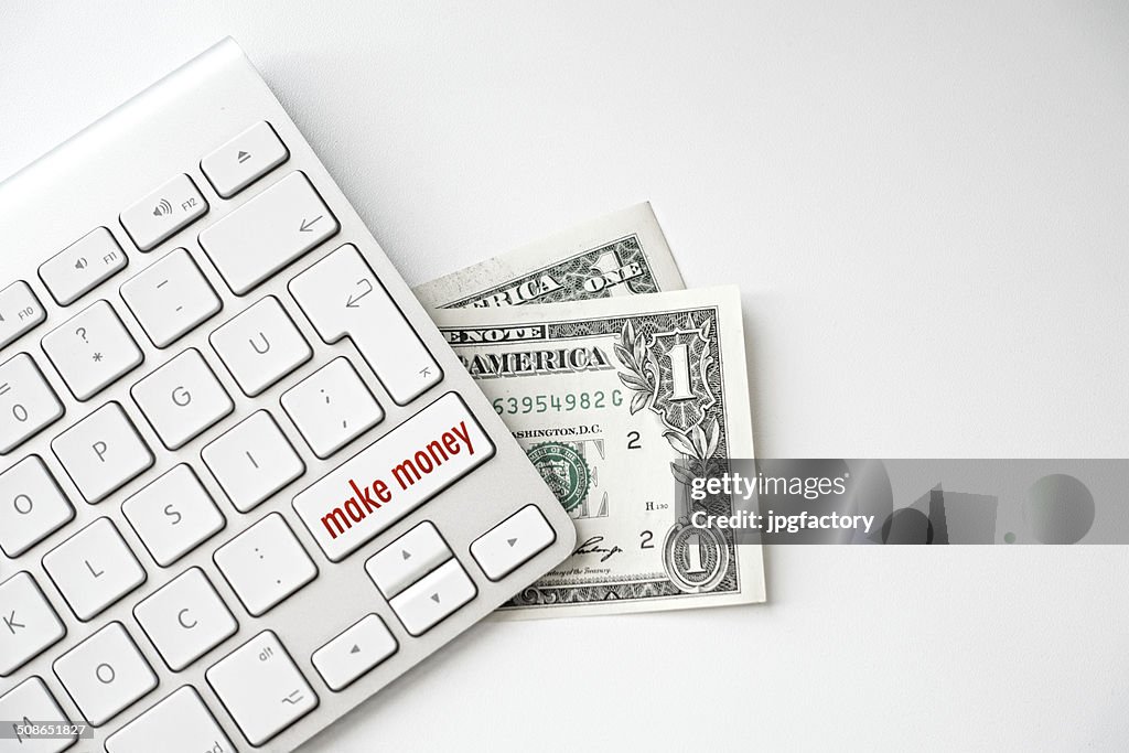 Make money message on keyboard