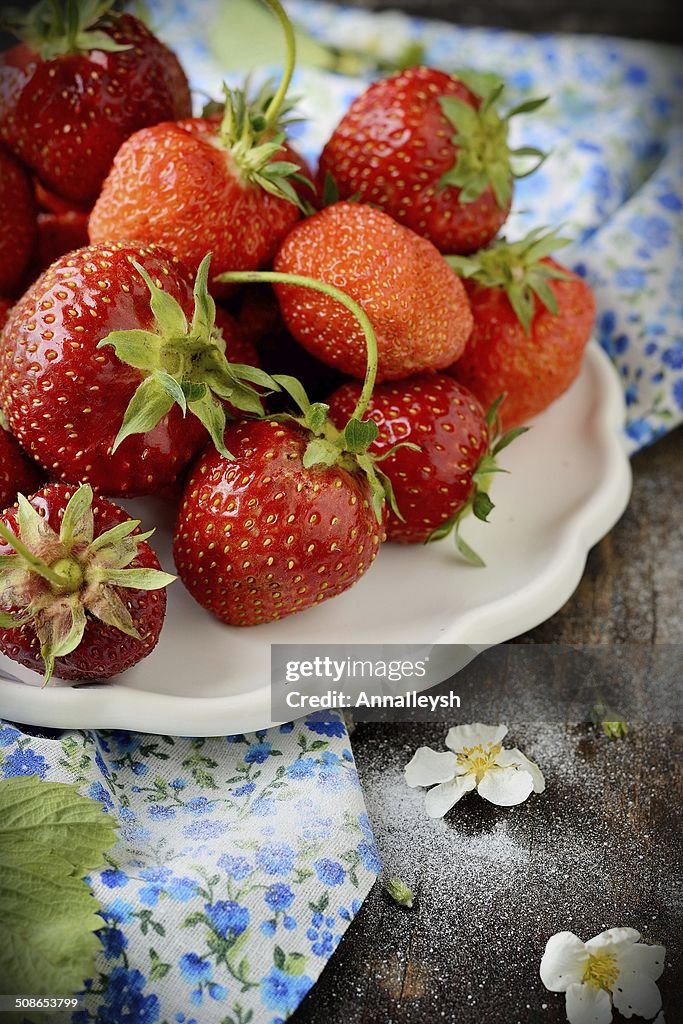 Strawberry in a Bowl