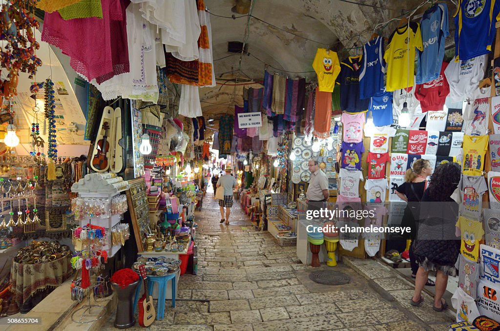 Arabische Markt in der Altstadt von Jerusalem, Israel