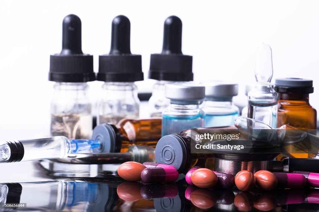 Photo medical drugs to treat people