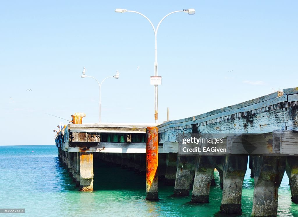 Ocean Jetty in Turquoise Waters