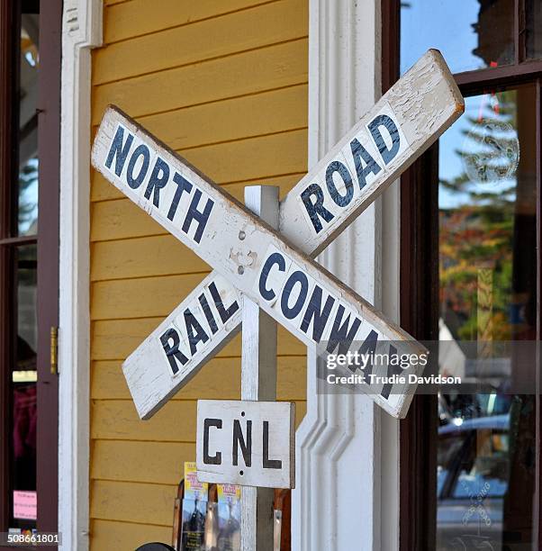 Conway Sign 50 Conway Scenic Railroad Stock Photos, High-Res Pictures, and Images ...