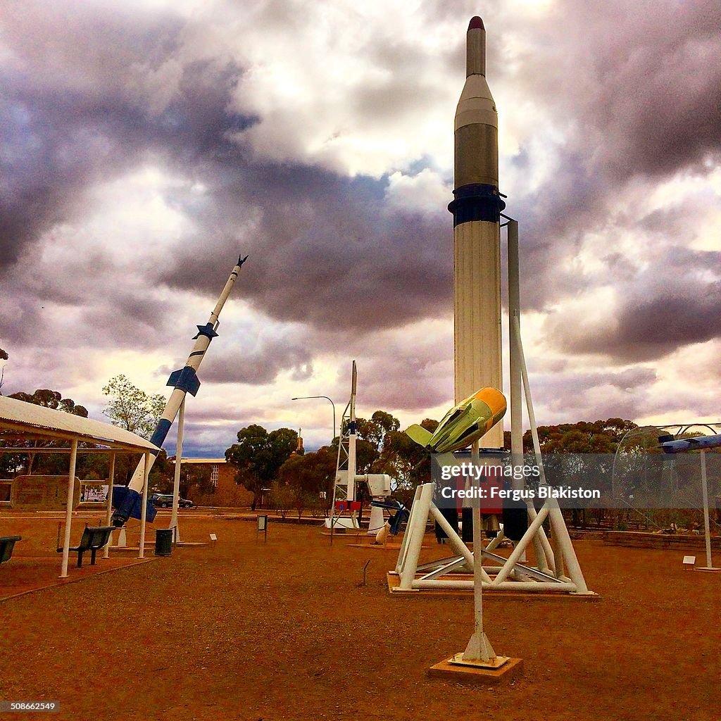 Streamlining Rockets Rocketry. At Woomera, the world's largest rocket test range, examples ...