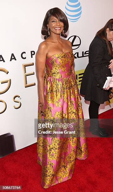 Actress Margaret Avery attends the 47th NAACP Image Awards presented by TV One at Pasadena Civic Auditorium on February 5, 2016 in Pasadena,...