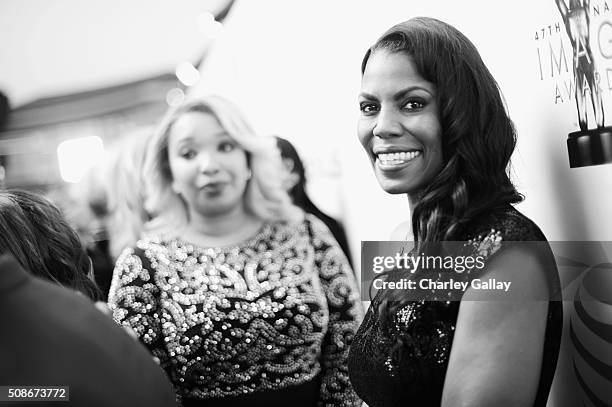 Personality Omarosa Manigault attends the 47th NAACP Image Awards presented by TV One at Pasadena Civic Auditorium on February 5, 2016 in Pasadena,...